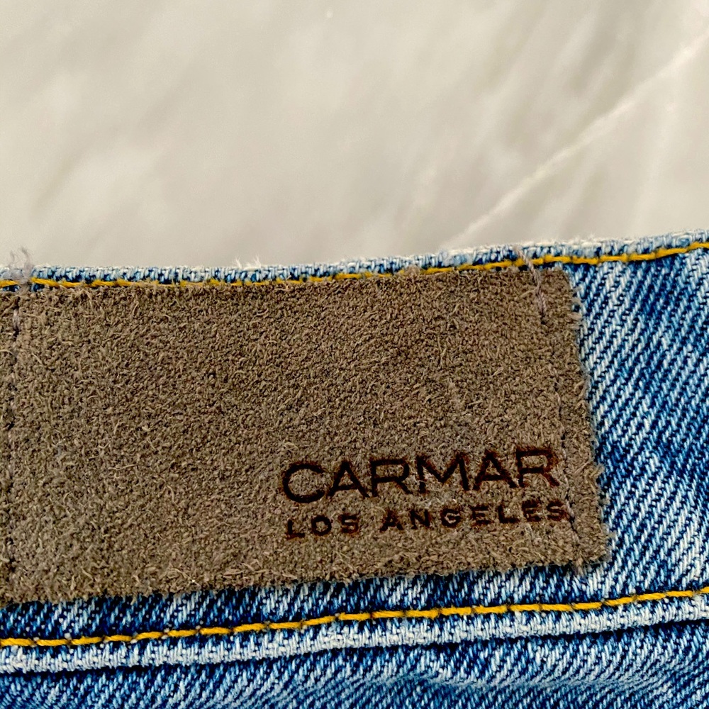 Carmar Denim Colin Red Star Skirt